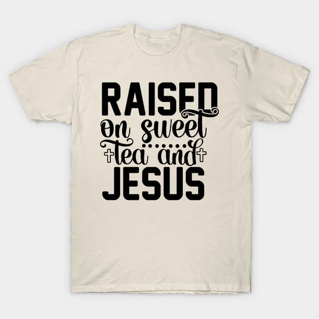 Sweet Tea & Jesus T-Shirt by Sims Gifts & More